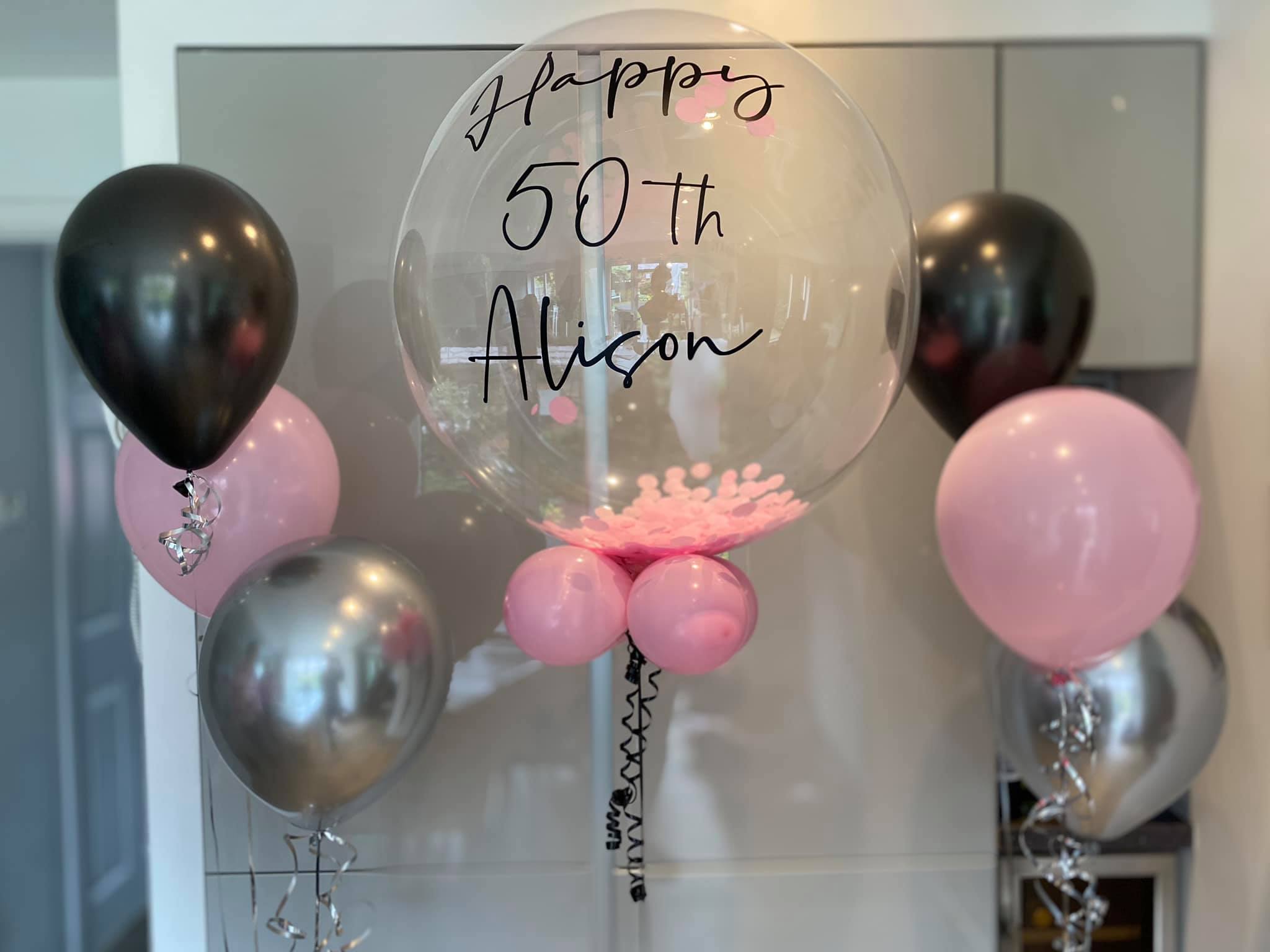 Personalised Birthday Confetti Orb Balloon