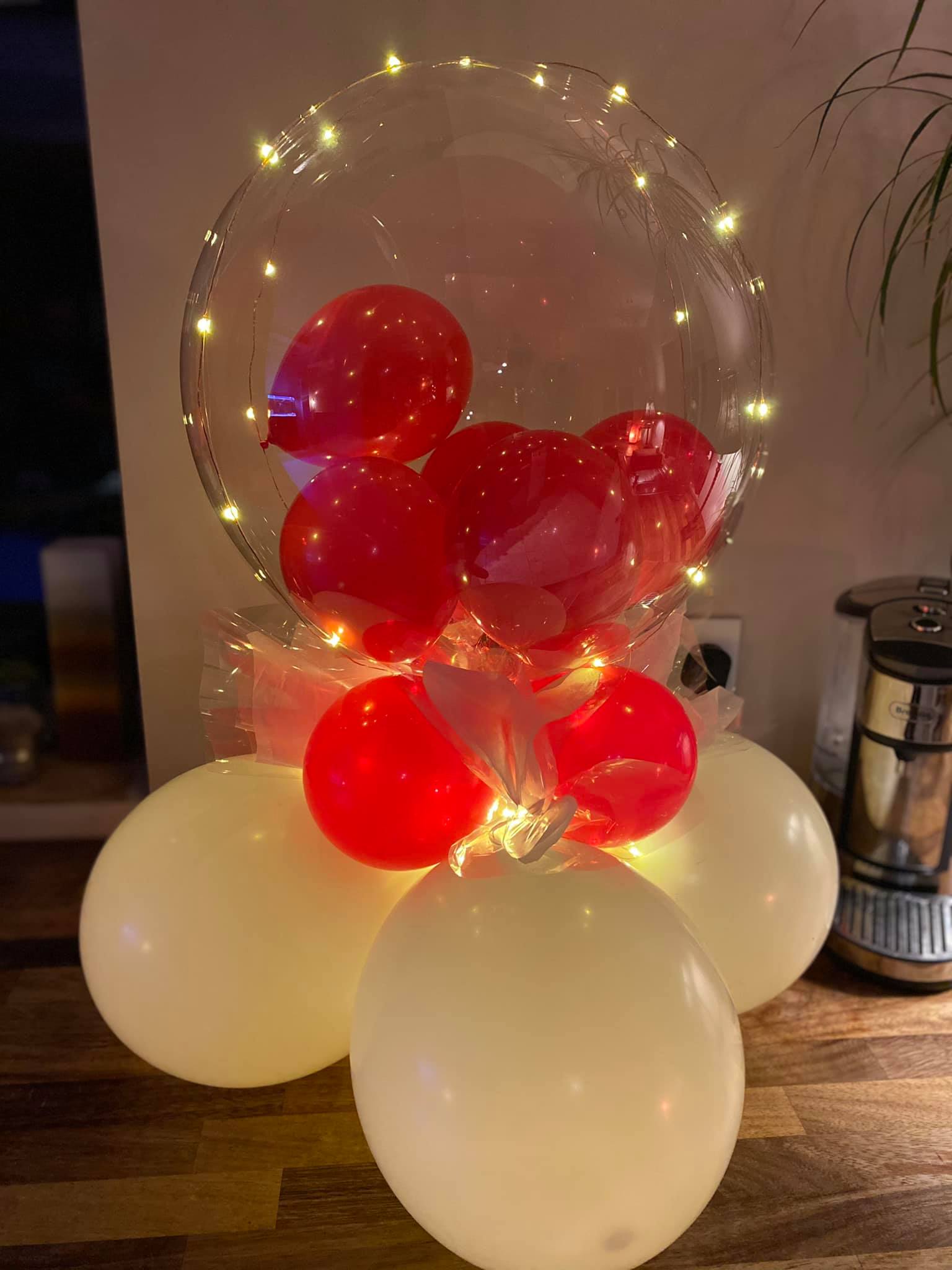 Valentine's Day Balloon Stack