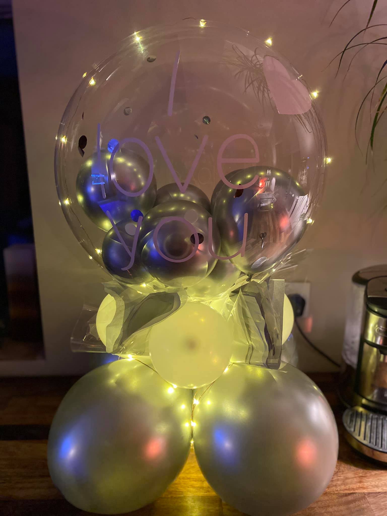 Valentine's Day Balloon Stack
