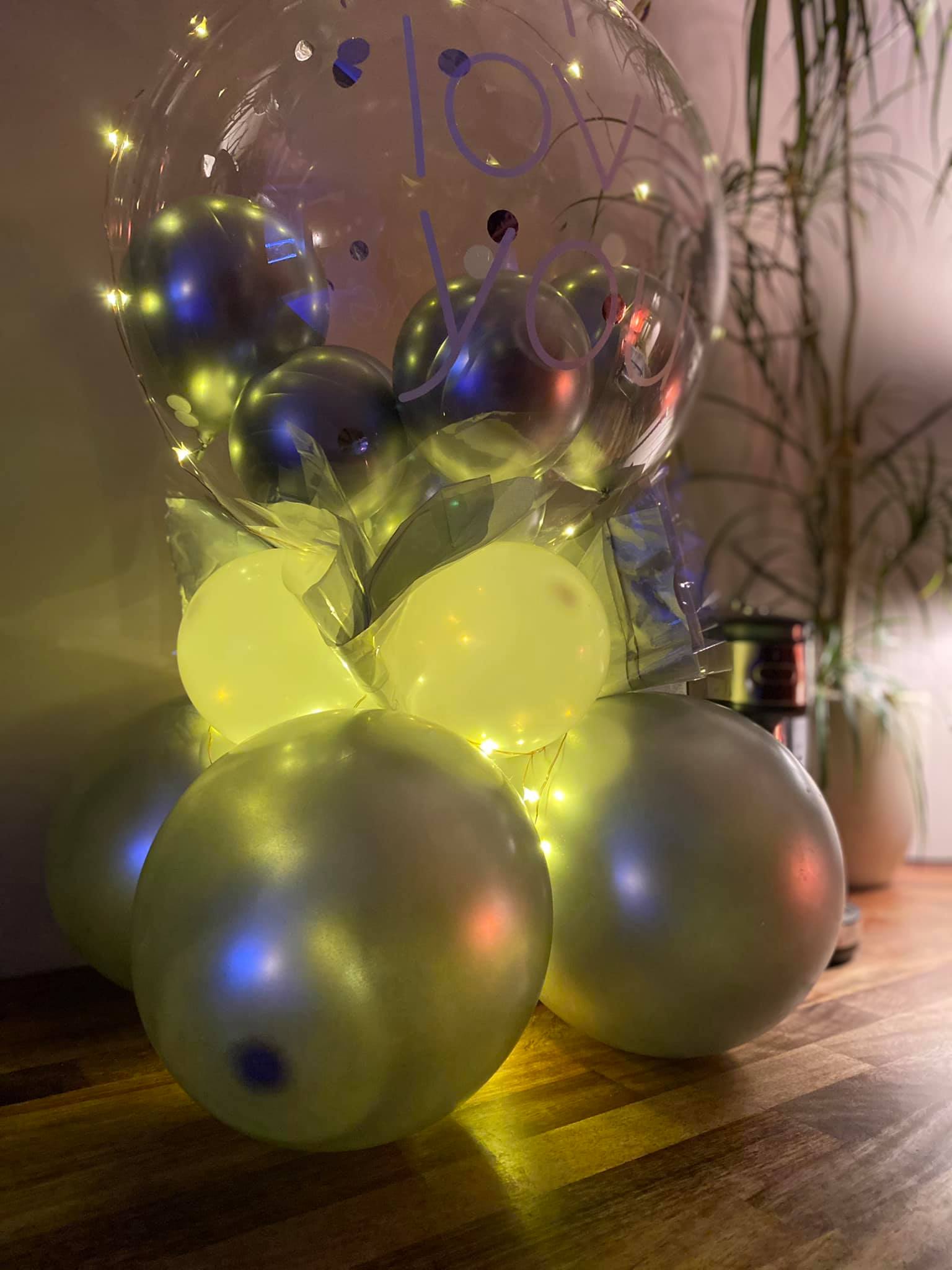 Valentine's Day Balloon Stack