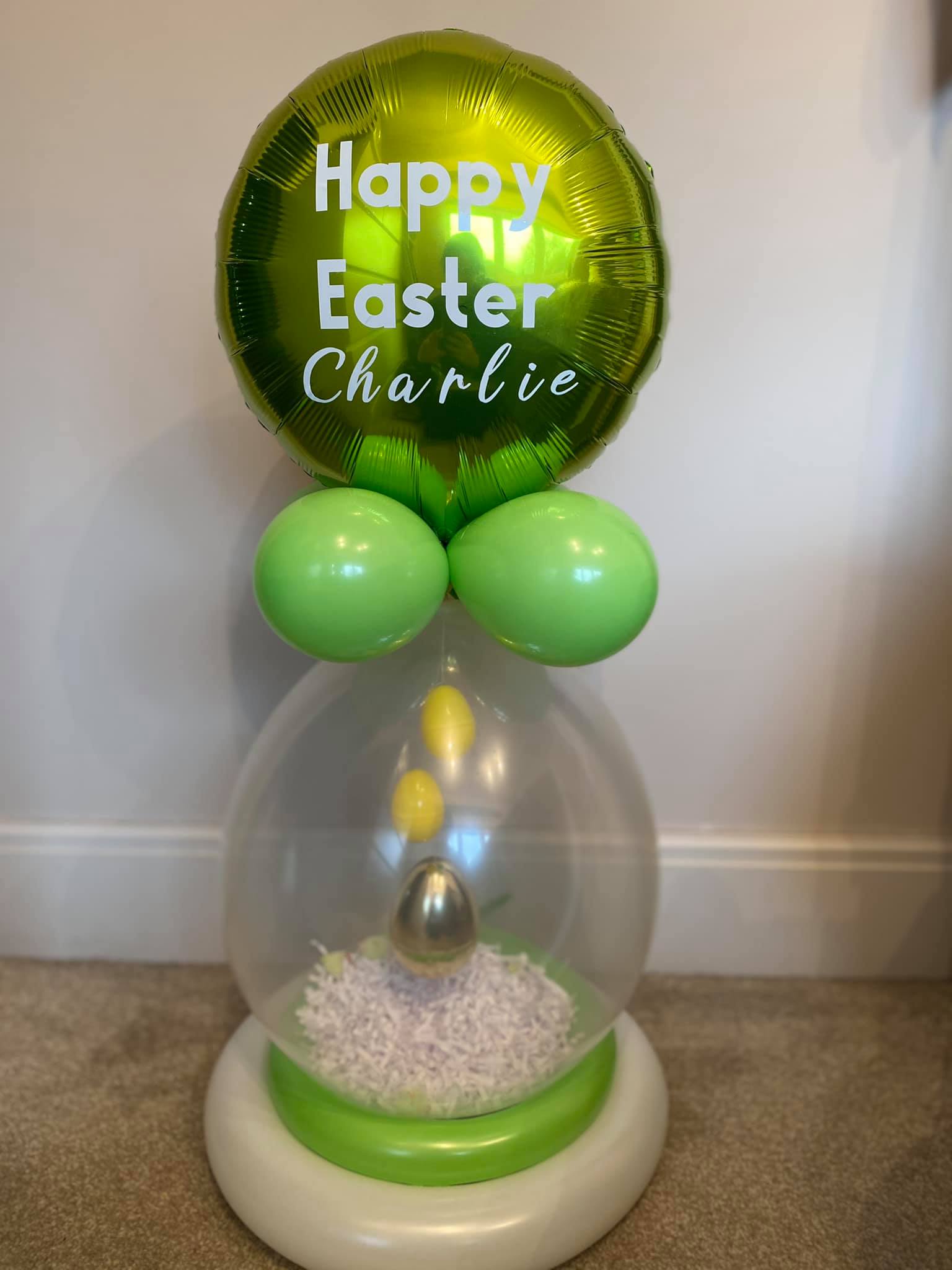 Easter Egg Balloon Stack