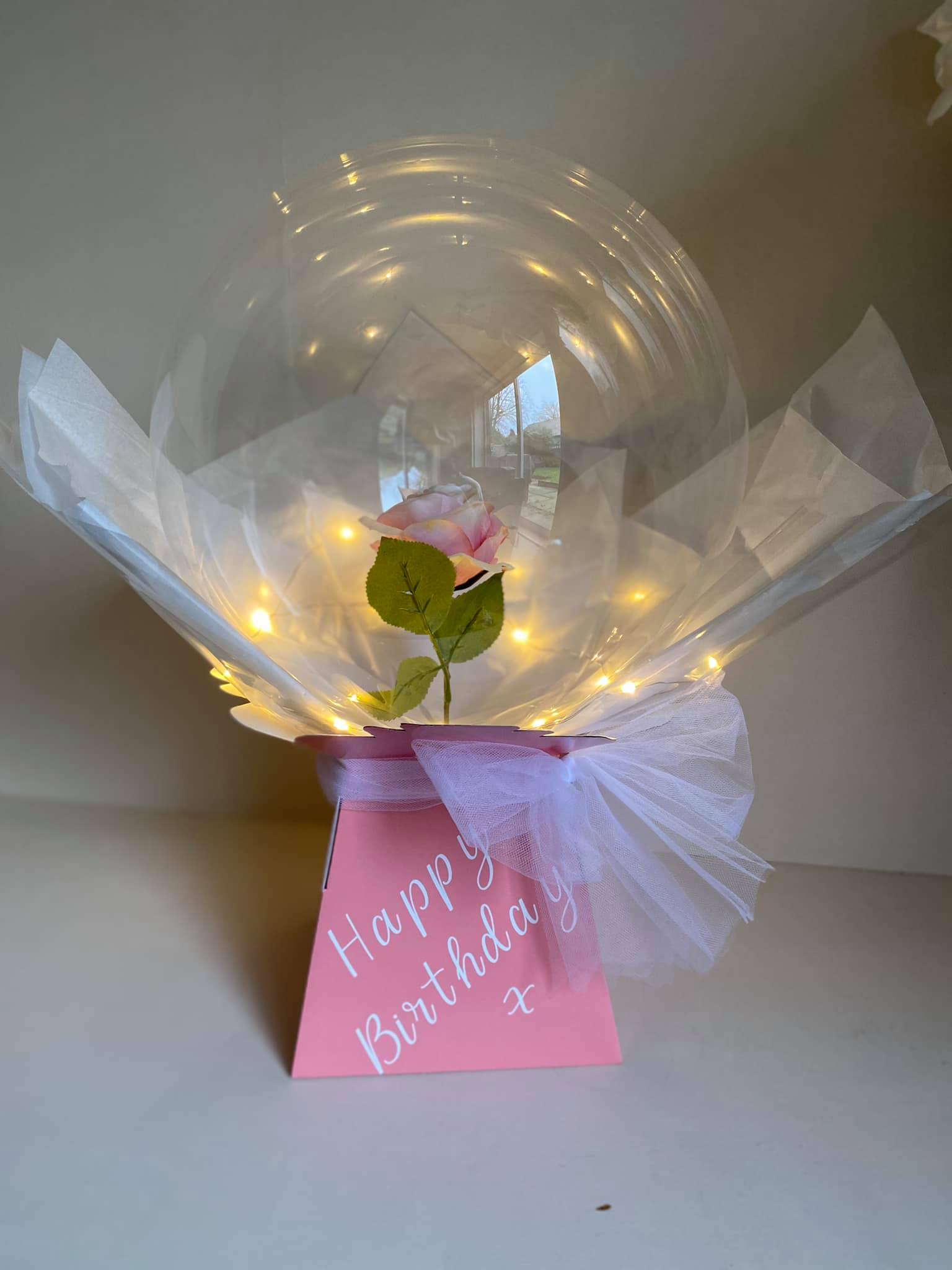 Happy Birthday Orb Balloon Box