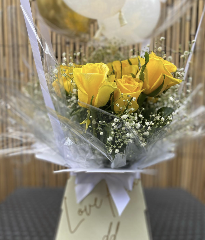 Mother's Day Hot Air Balloon & Flowers