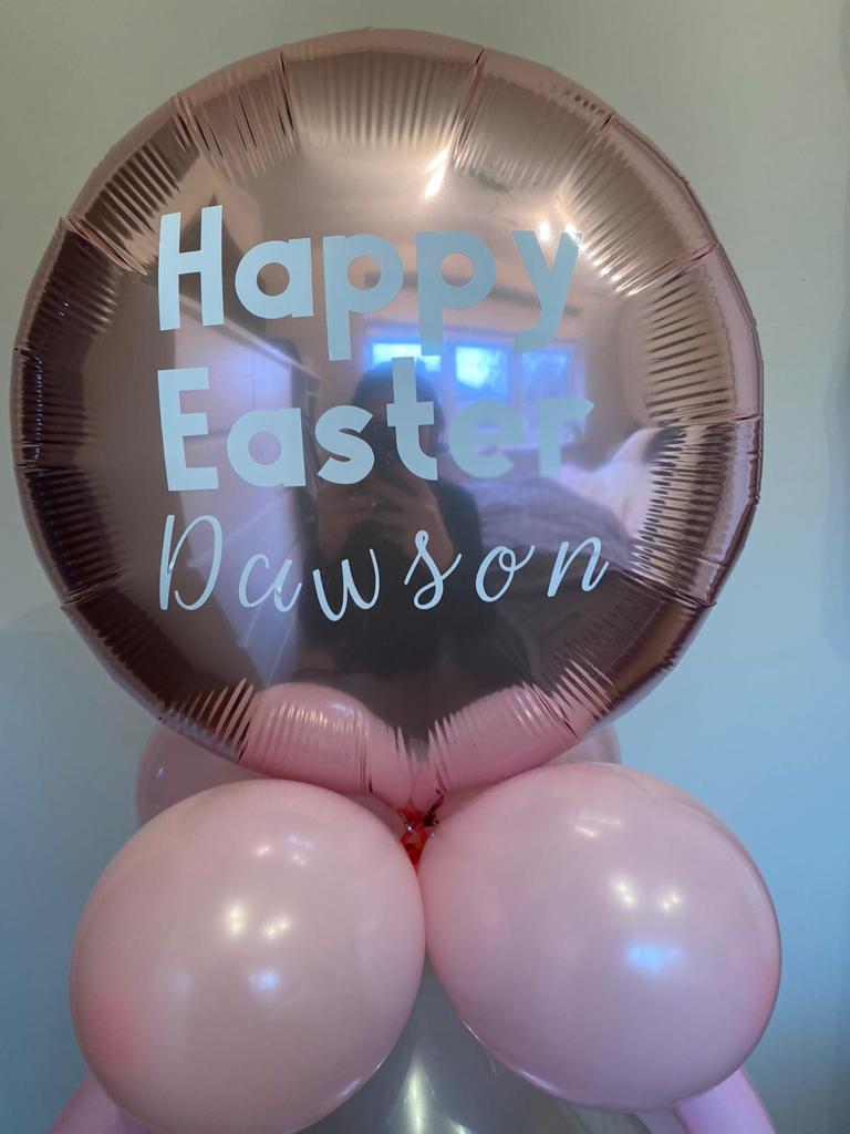Easter Egg Balloon Stack