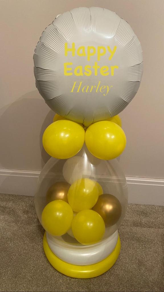Easter Egg Balloon Stack