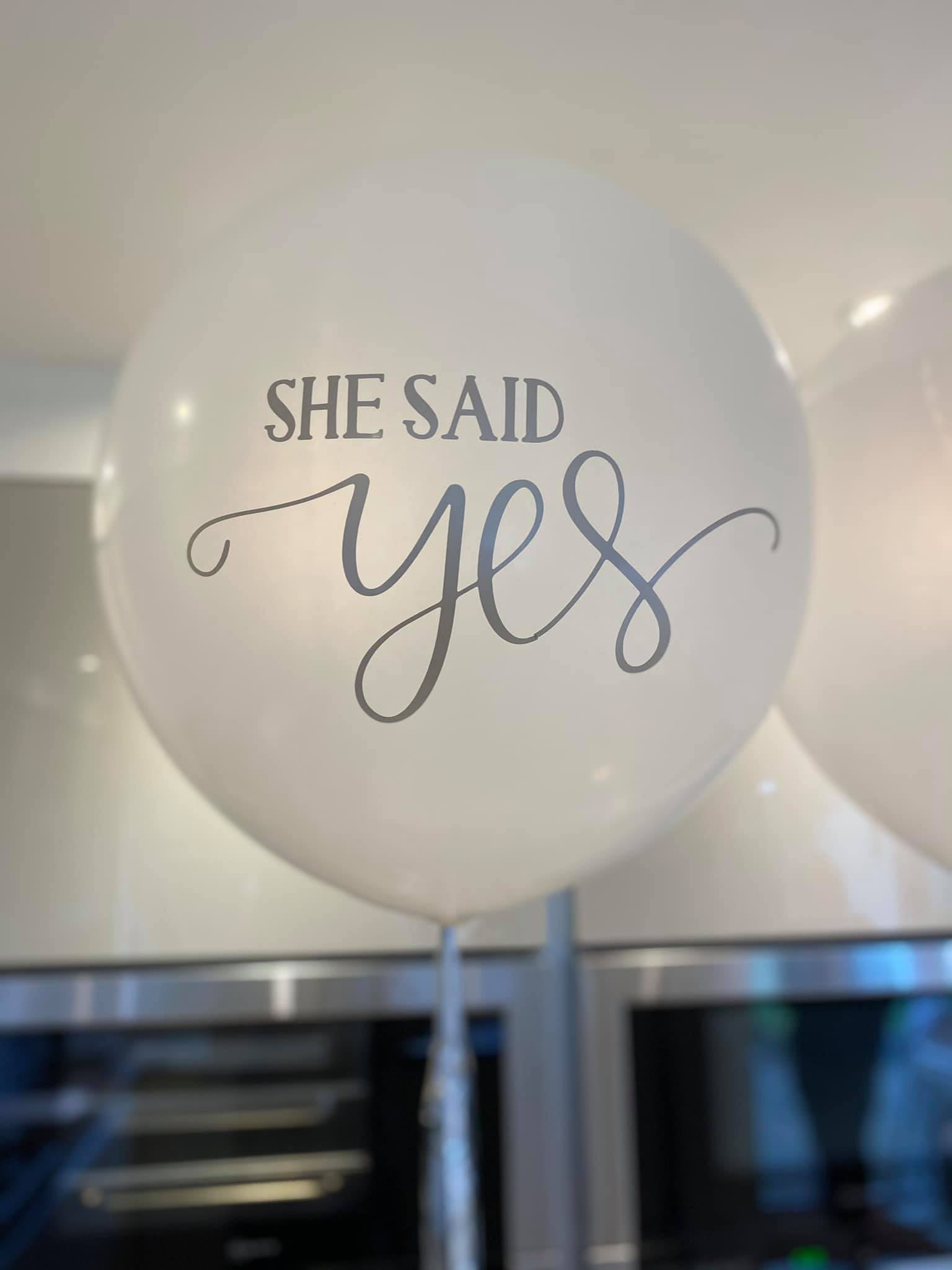 She Said Yes! Balloon