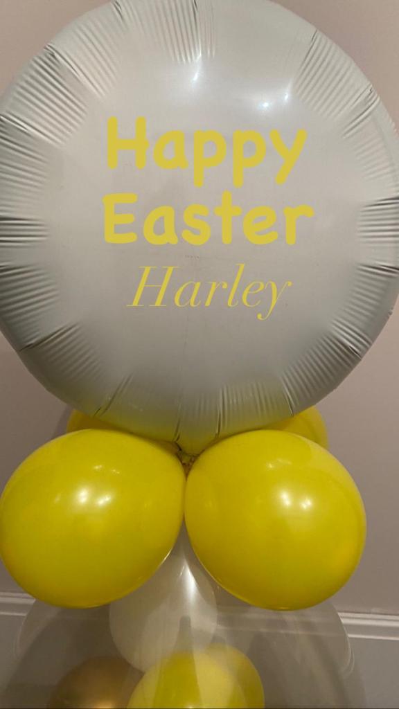 Easter Egg Balloon Stack